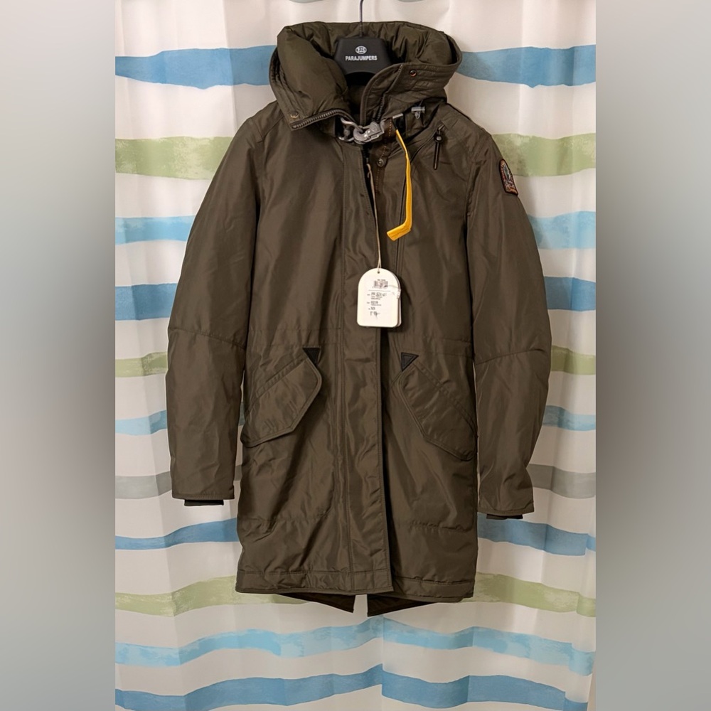 Parajumpers Tank Hooded Down Coat Masterpiece Series,Taggia Olive Size:XS-4 (R4)